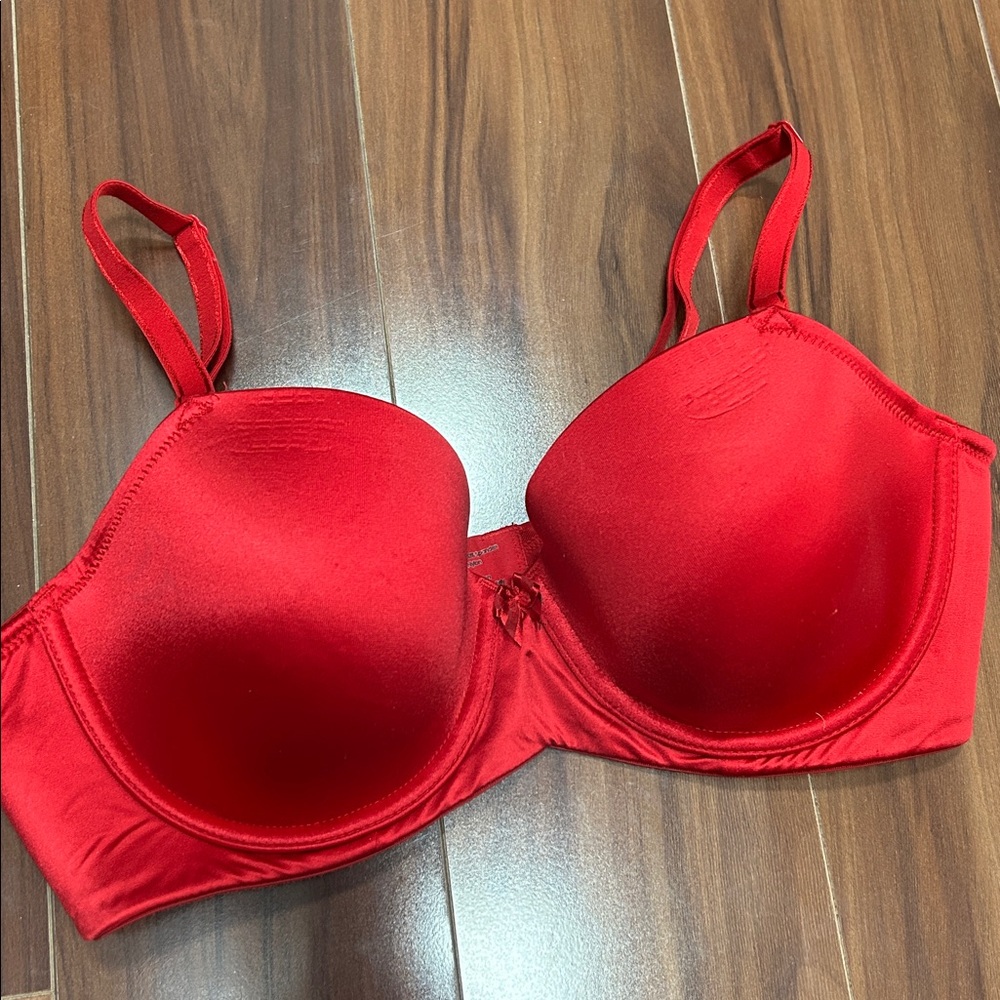 36C Soma sensuous sides full coverage bra red